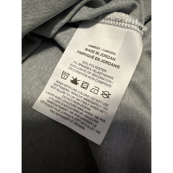 LARGE Nike Dri-Fit Gray Sleeveless Top Style CZ1184-073 - Picture 4 of 7